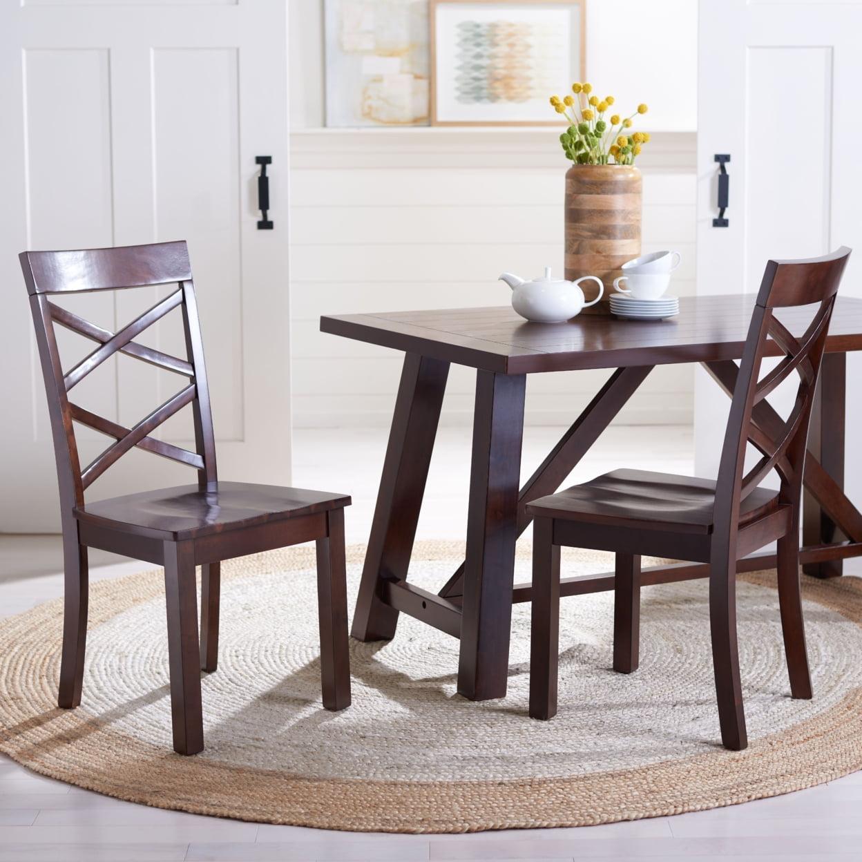 Ainslee Dining Chair (Set of 2) - Brown - Safavieh