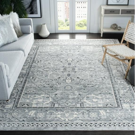 SAFAVIEH Alhambra Leptis Oriental Area Rug, Cream/Gray, 9' x 12'