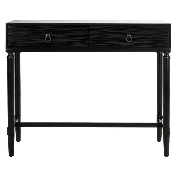 Aliyah 2 Drawer Console Table - CNS5729A - Black - Safavieh