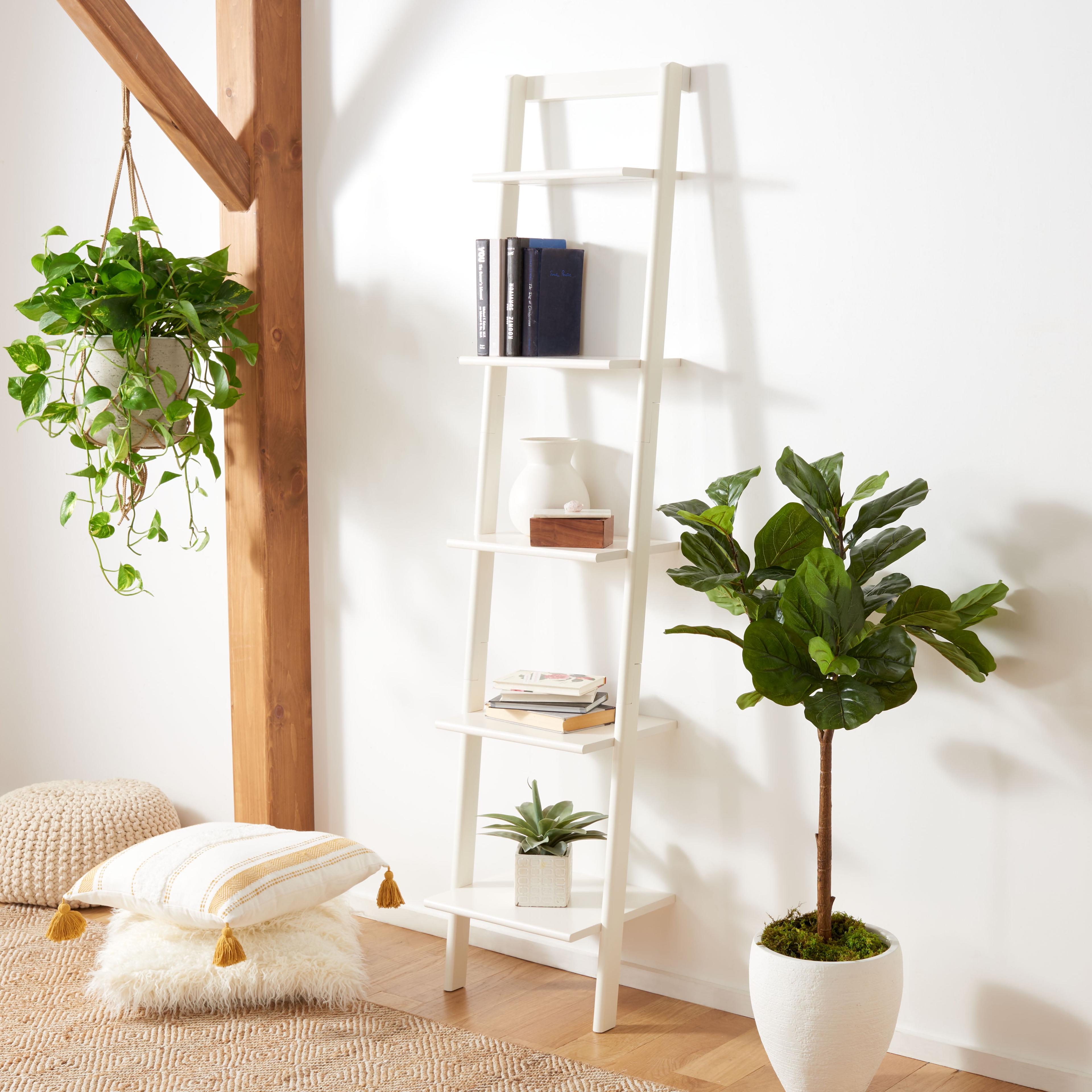 Allaire 5 Tier Leaning Etagere - ETG9400 - White - Safavieh