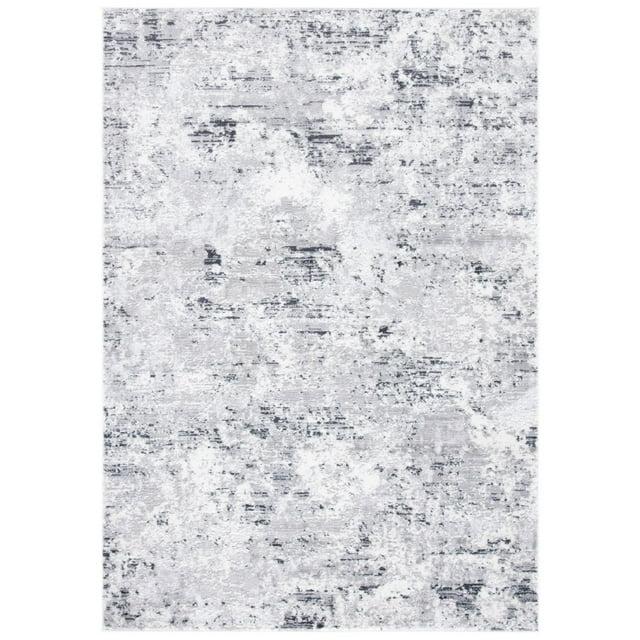 Amelia ALA705 Power Loomed Area Rug - Grey/Ivory - 6'7"x6'7" - Safavieh.