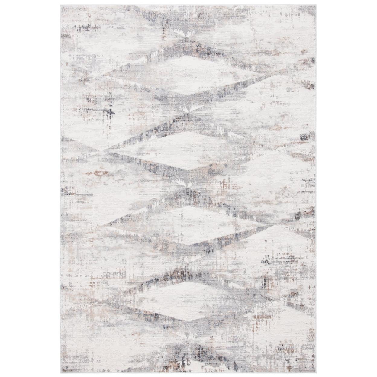 Amelia ALA478 Power Loomed Indoor Area Rug - Ivory/Gold - 5'5"x7'7" - Safavieh