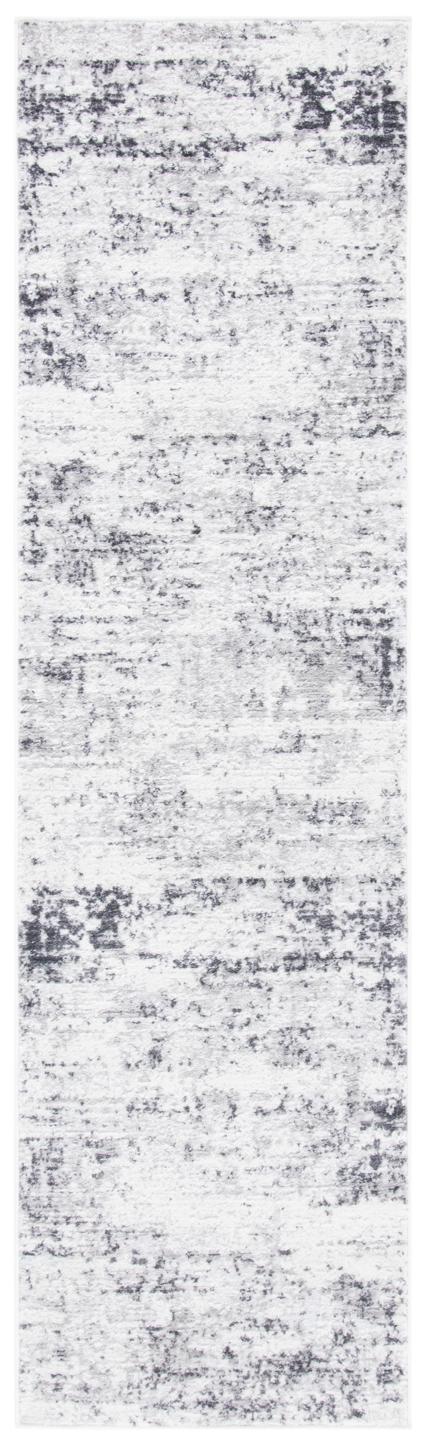 Amelia ALA700 Power Loomed Runner Rug - Ivory/Grey - 2'2"x6' - Safavieh.