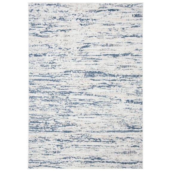 Amelia ALA768 Power Loomed Area Rug - Ivory/Blue - 4'x6' - Safavieh.