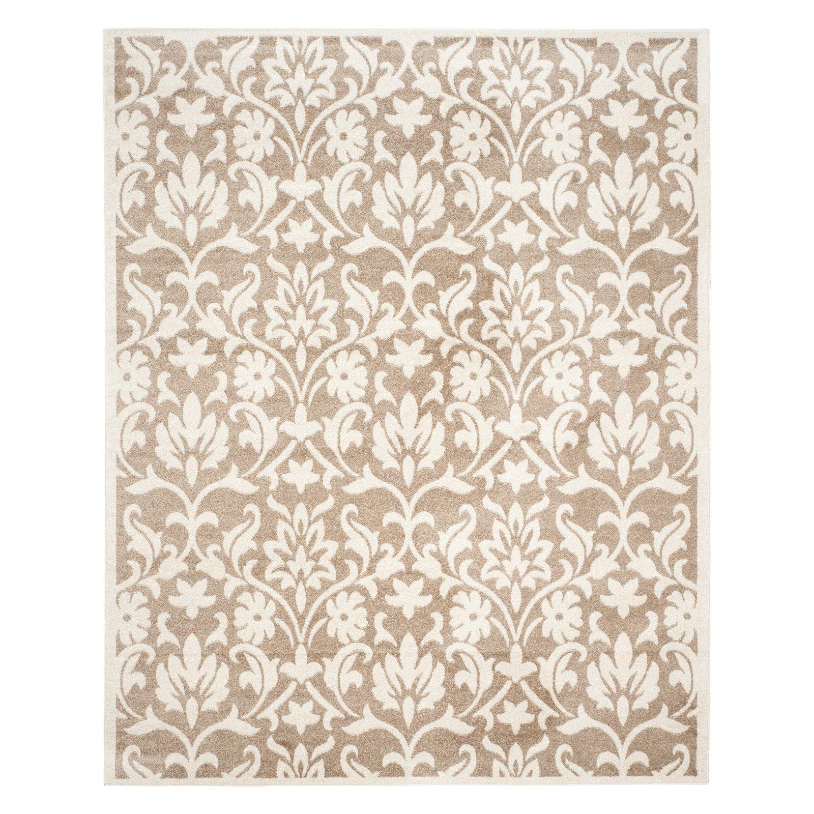 SAFAVIEH Amherst Jerrald Geometric Area Rug, Wheat/Beige, 9' x 12'