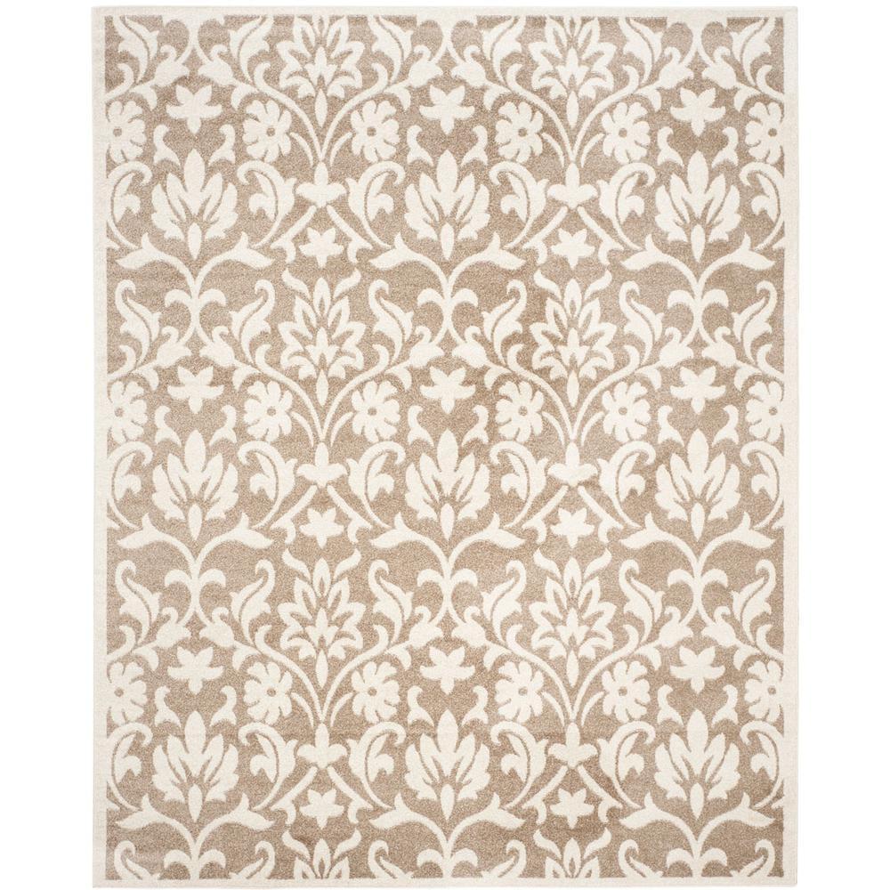 Amherst AMT424 Power Loomed Indoor Area Rug - Wheat/Beige - 8'x10' - Safavieh