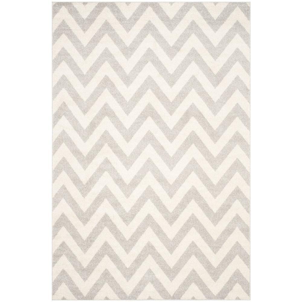 Amherst AMT419 Power Loomed Indoor Area Rug - Light Grey/Beige - 10'x14' - Safavieh