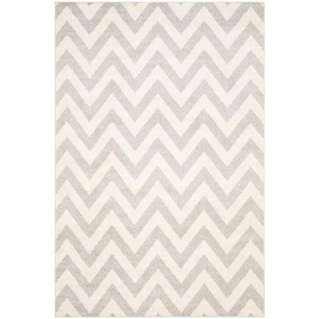 Amherst AMT419 Power Loomed Indoor Area Rug - Light Grey/Beige - 10'x14' - Safavieh