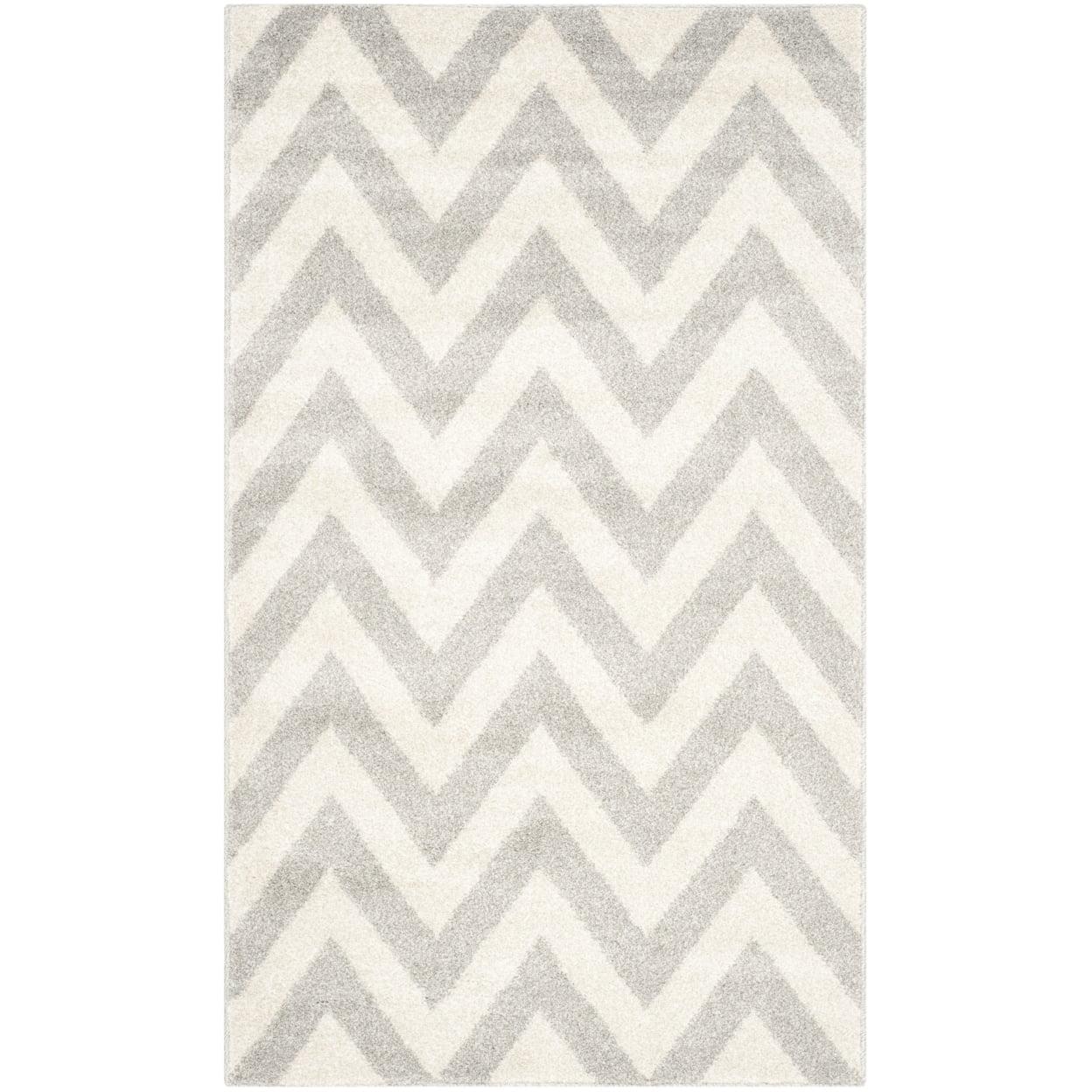 Amherst AMT419 Power Loomed Indoor Accent Rug - Light Grey/Beige - 3'x5' - Safavieh