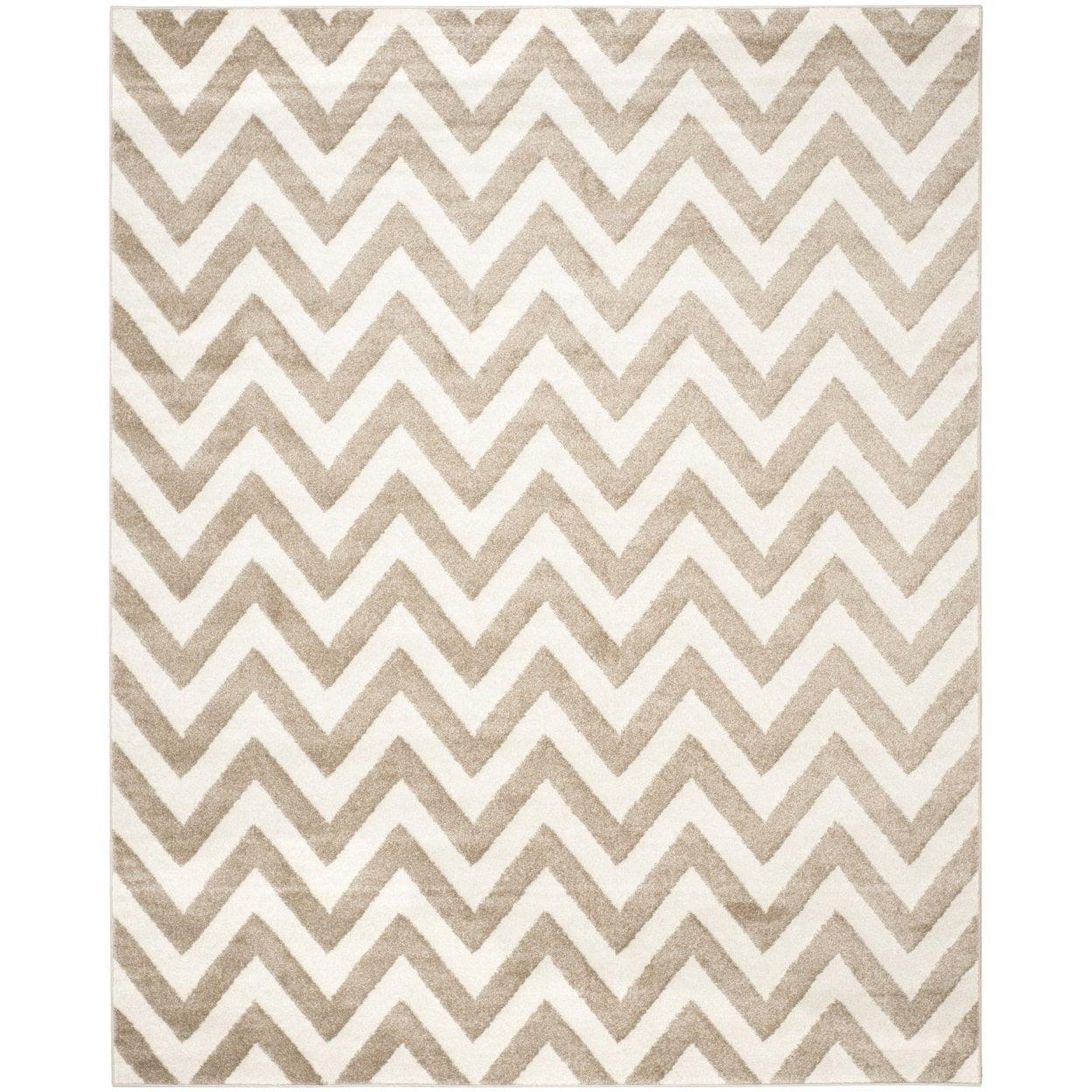 SAFAVIEH Amherst Peronal Zigzag Area Rug, Wheat/Beige, 2'6" x 4'