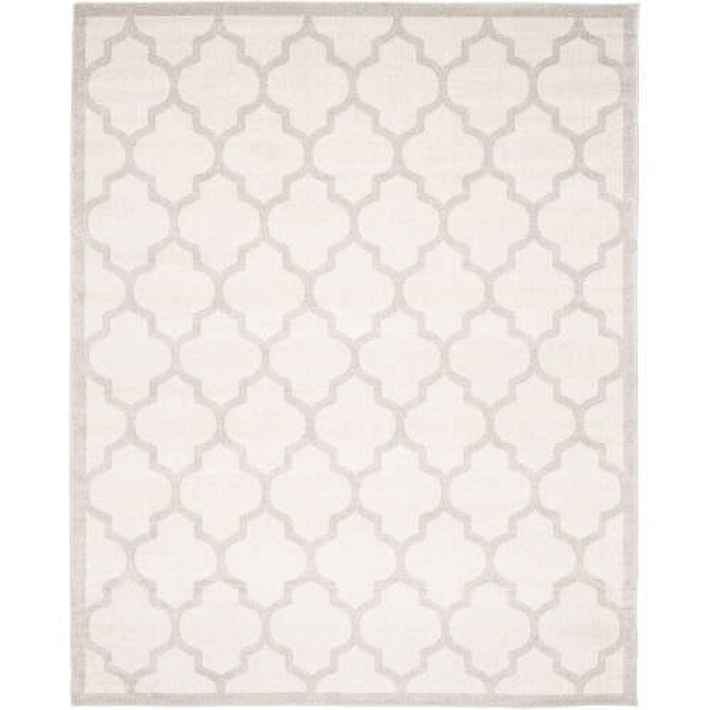 SAFAVIEH Amherst Roderick Geometric Area Rug, Beige/Light Grey, 9' x 12'