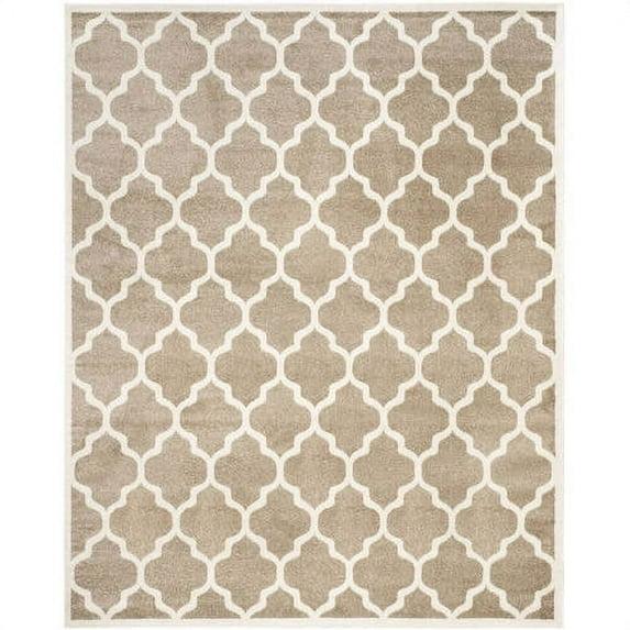 Amherst AMT420 Power Loomed Indoor Area Rug - Wheat/Beige - 4'x6' - Safavieh