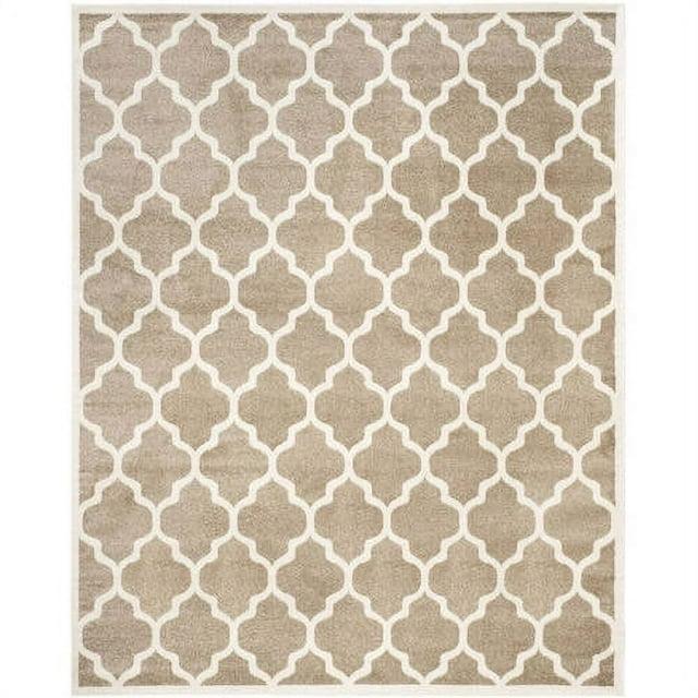 Amherst AMT420 Power Loomed Indoor Area Rug - Wheat/Beige - 4'x6' - Safavieh