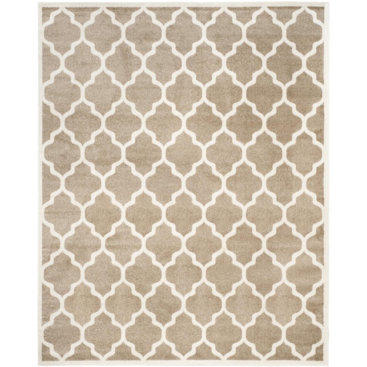 Amherst AMT420 Power Loomed Indoor Area Rug - Wheat/Beige - 5'3"x8' - Safavieh