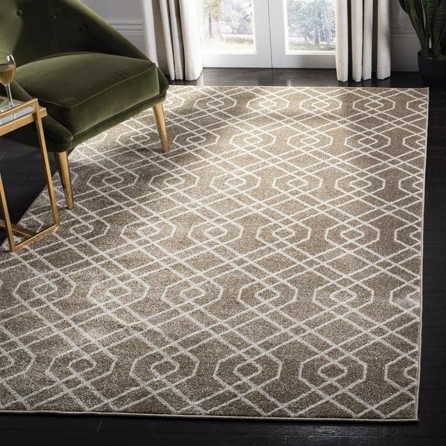 Amherst AMT407 Power Loomed Area Rug - Wheat/Beige - 4'x6' - Safavieh.