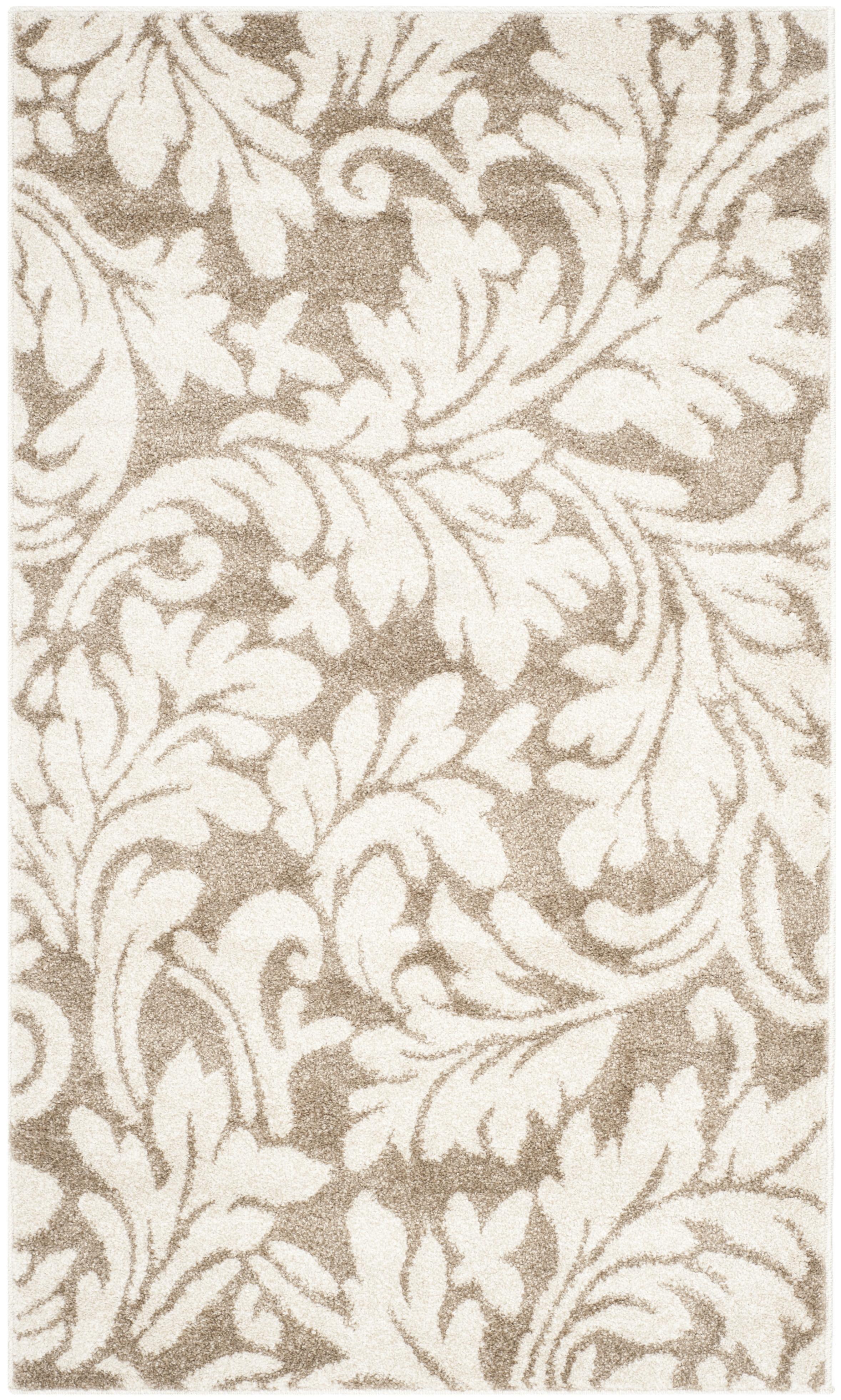 SAFAVIEH Amherst Thorburn Floral Area Rug, Wheat/Beige, 2'6" x 4'