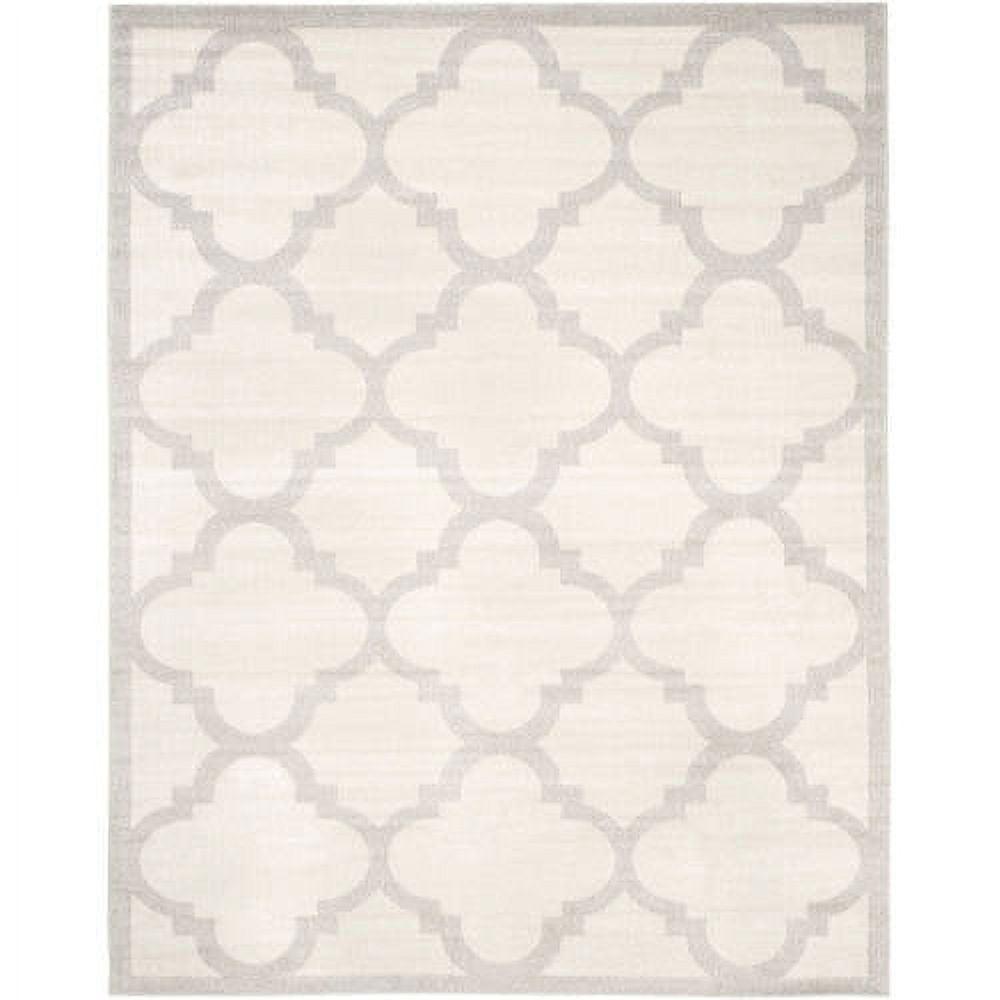 SAFAVIEH Amherst Willmer Geometric Area Rug, Beige/Light Grey, 6' x 9'