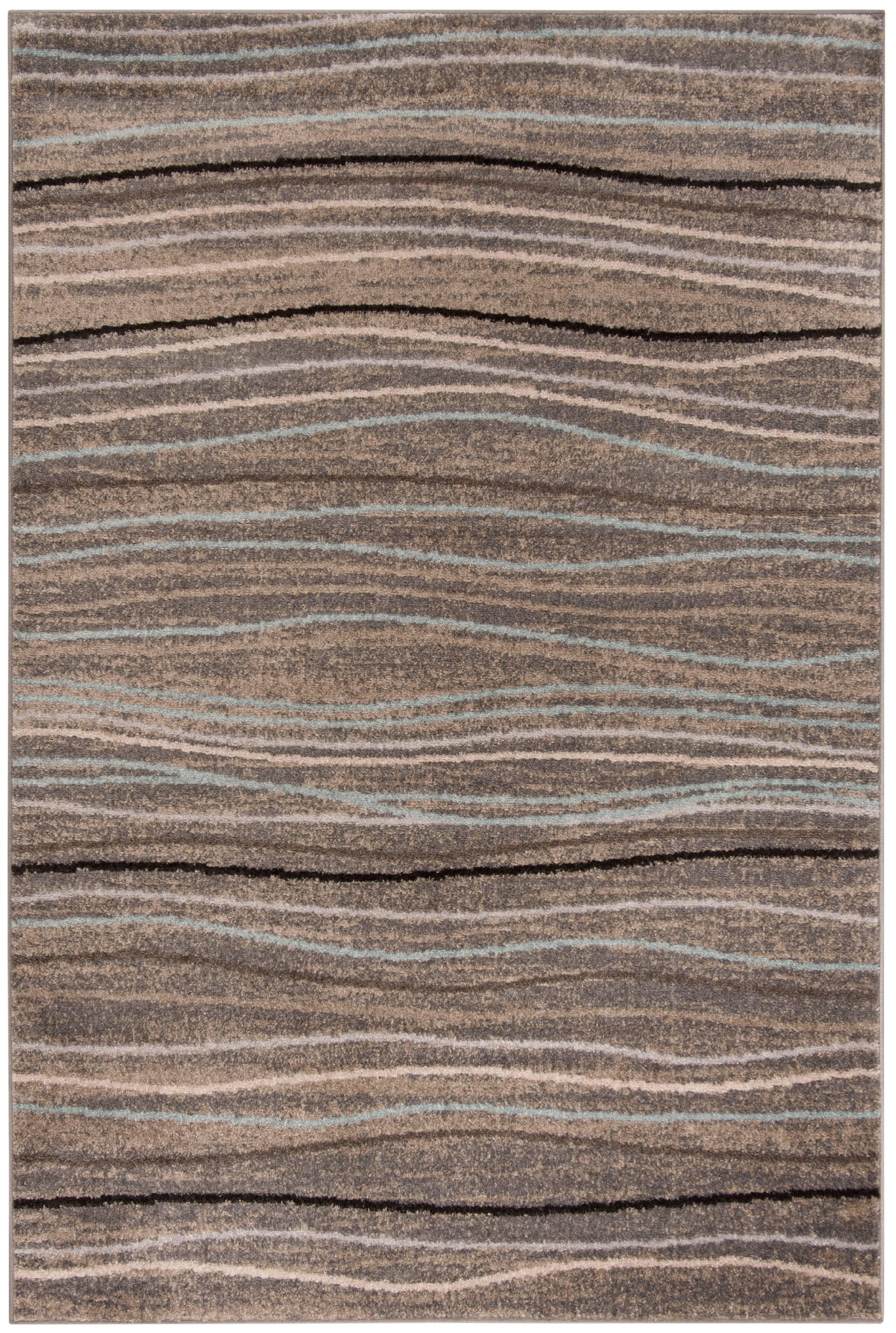 Amsterdam AMS111 Power Loomed Indoor Accent Rug - Silver/Beige - 3'x5' - Safavieh