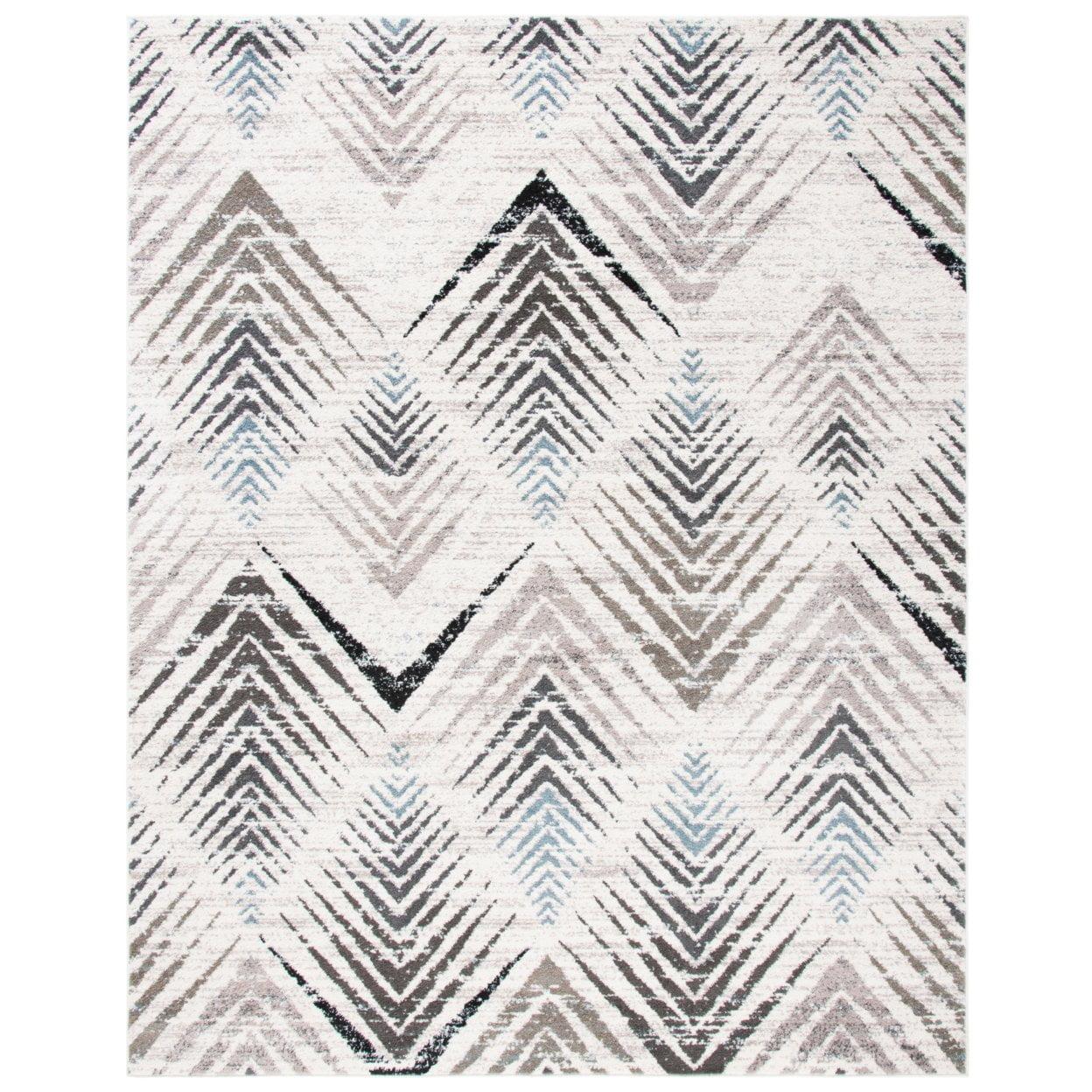 SAFAVIEH Amsterdam Earnestine Geometric Area Rug, Cream/Beige, 3' x 5'