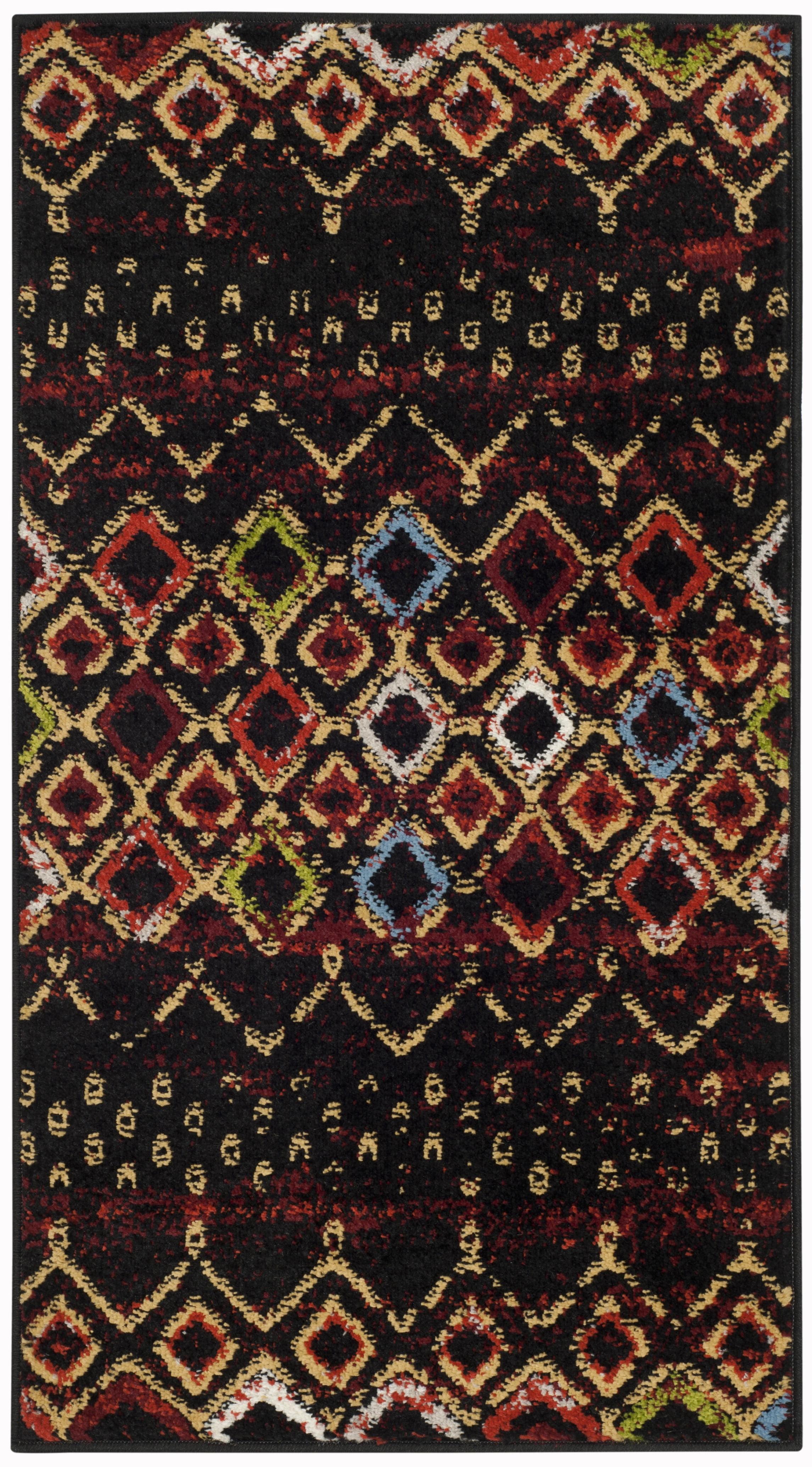 Safavieh Amsterdam Gladwin Geometric Area Rug, Black/Multi, 2'3" x 4'