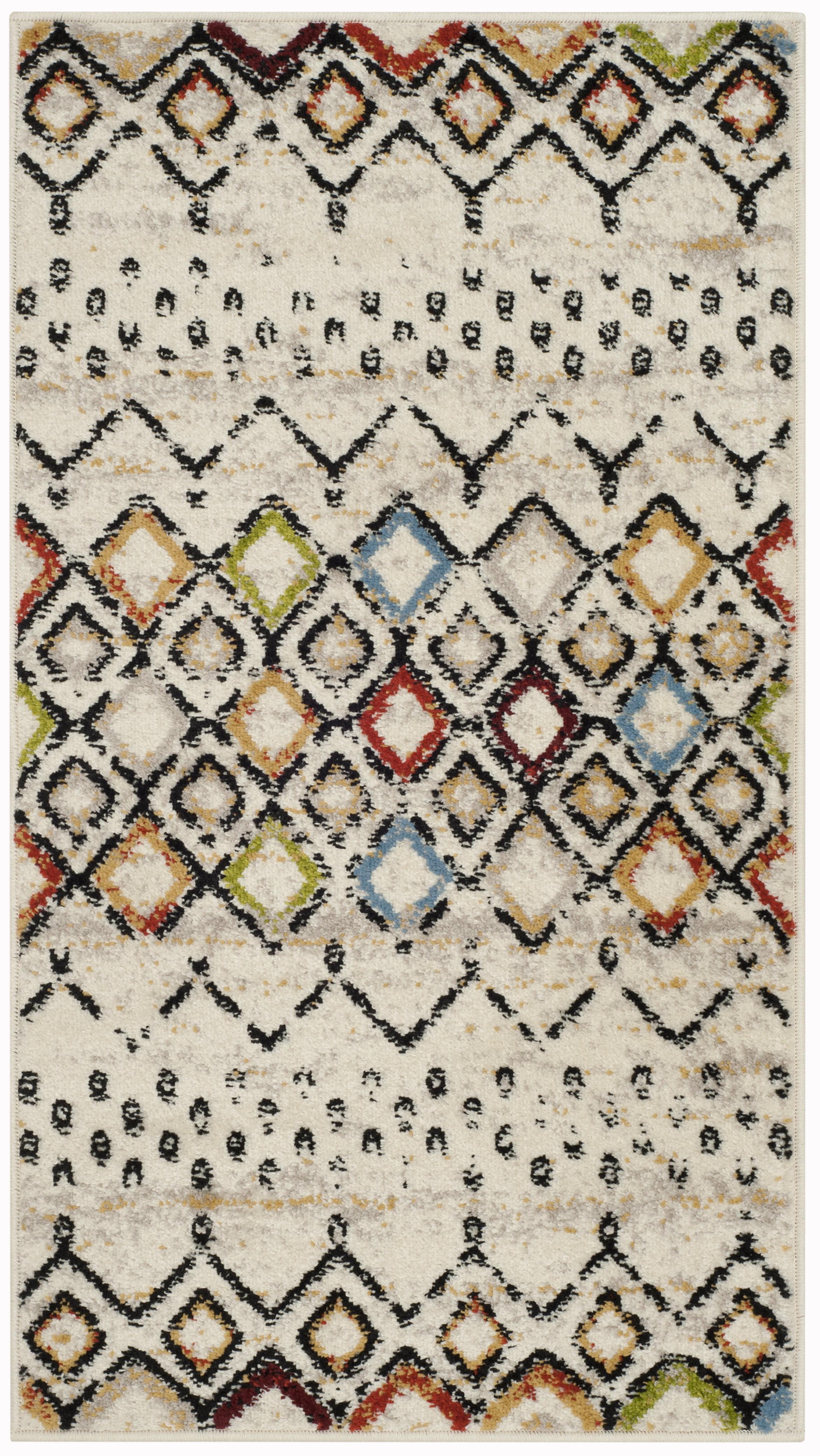 Safavieh Amsterdam Gladwin Geometric Area Rug, Ivory/Multi, 2'3" x 4'