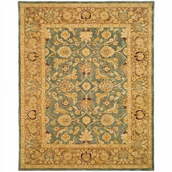 SAFAVIEH Anatolia Alfombra de Lana Tradicional Sophia Azul/marrón, 9' x 12'