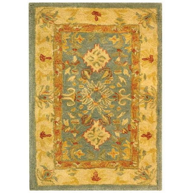 Anatolia AN544 Hand Tufted Indoor Accent Rug - Light Blue/Ivory - 2'x3' - Safavieh