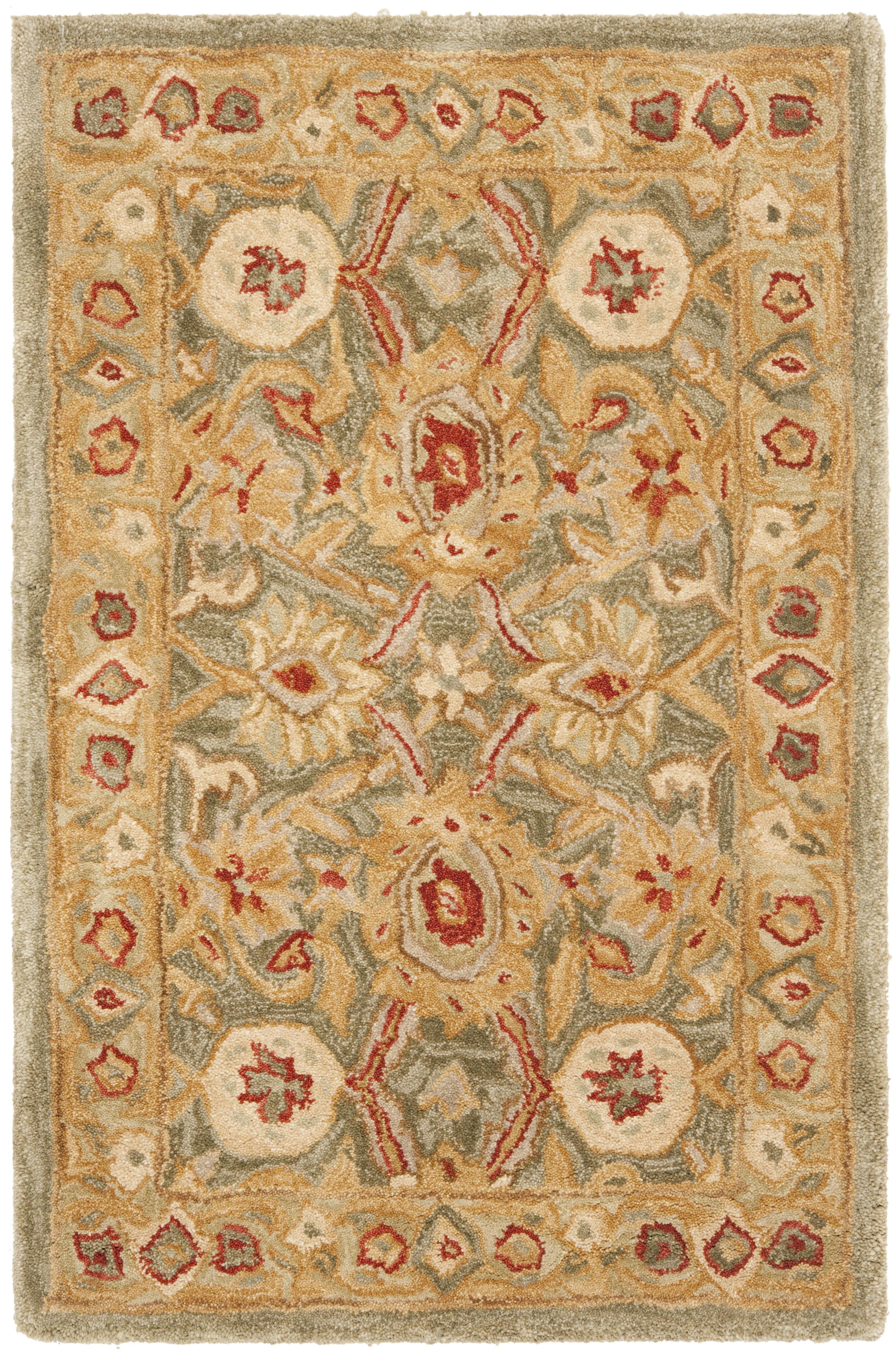 Anatolia AN516 Hand Tufted Indoor Accent Rug - Brown/Ivory - 2'x3' - Safavieh