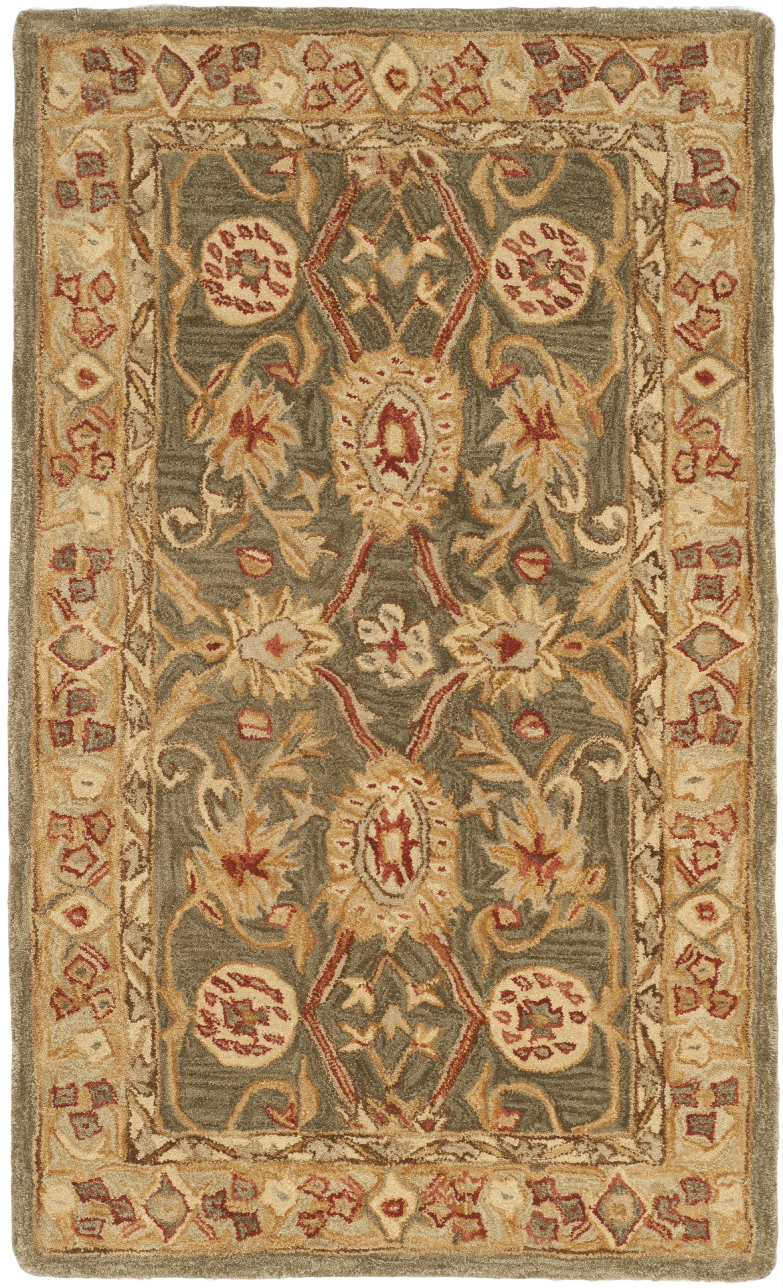 Anatolia Brown and Ivory Hand Tufted Wool Area Rug