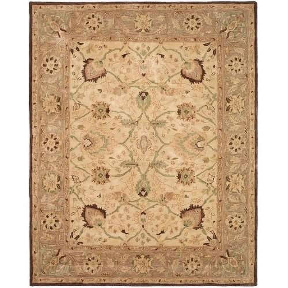 Anatolia AN512 Hand Tufted Indoor Accent Rug - Ivory/Brown - 3'x5' - Safavieh