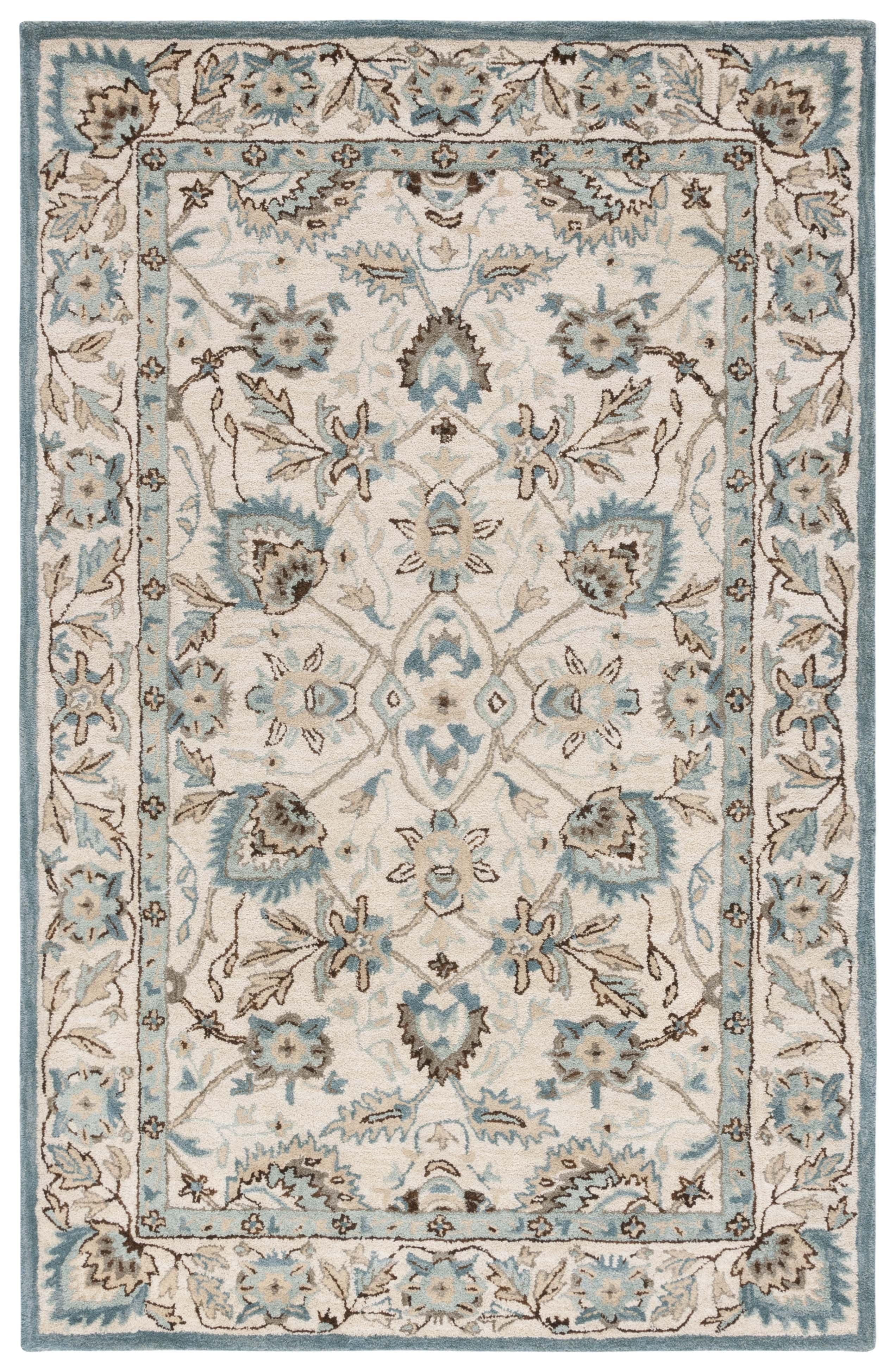 SAFAVIEH Antiquity Jaki Oriental Wool Area Rug, Peacock/Blue, 2' x 3'