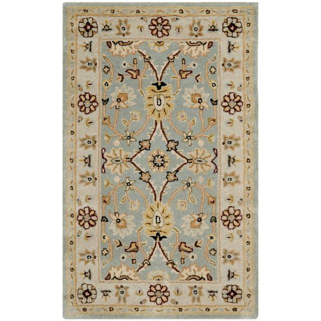 Antiquity AT249 Hand Tufted Area Rug - Light Blue/Ivory - 3'x5' - Safavieh.