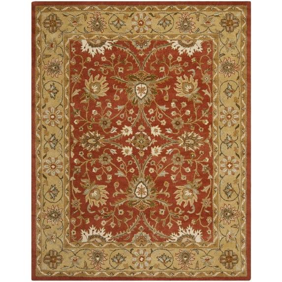 Antiquity AT249 Hand Tufted Runner Rug - Rust/Gold - 2'3"x12' - Safavieh.
