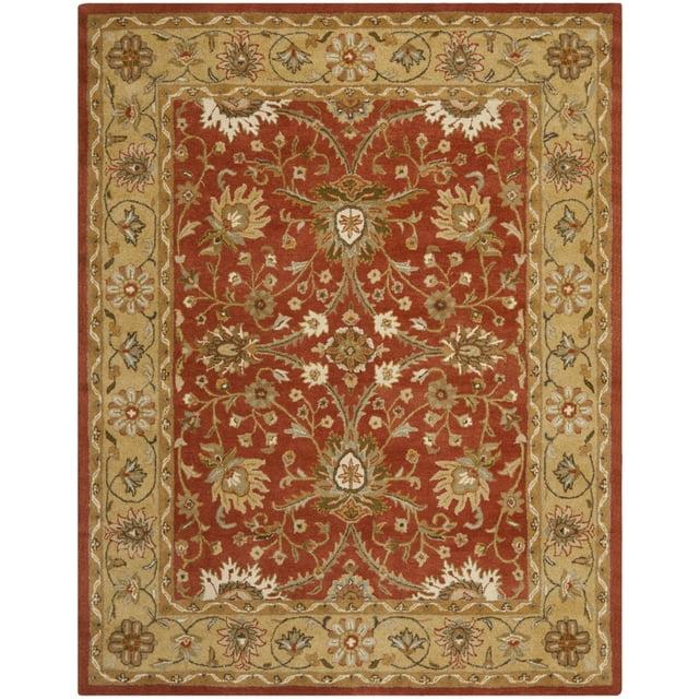 Antiquity AT249 Hand Tufted Runner Rug - Rust/Gold - 2'3"x12' - Safavieh.