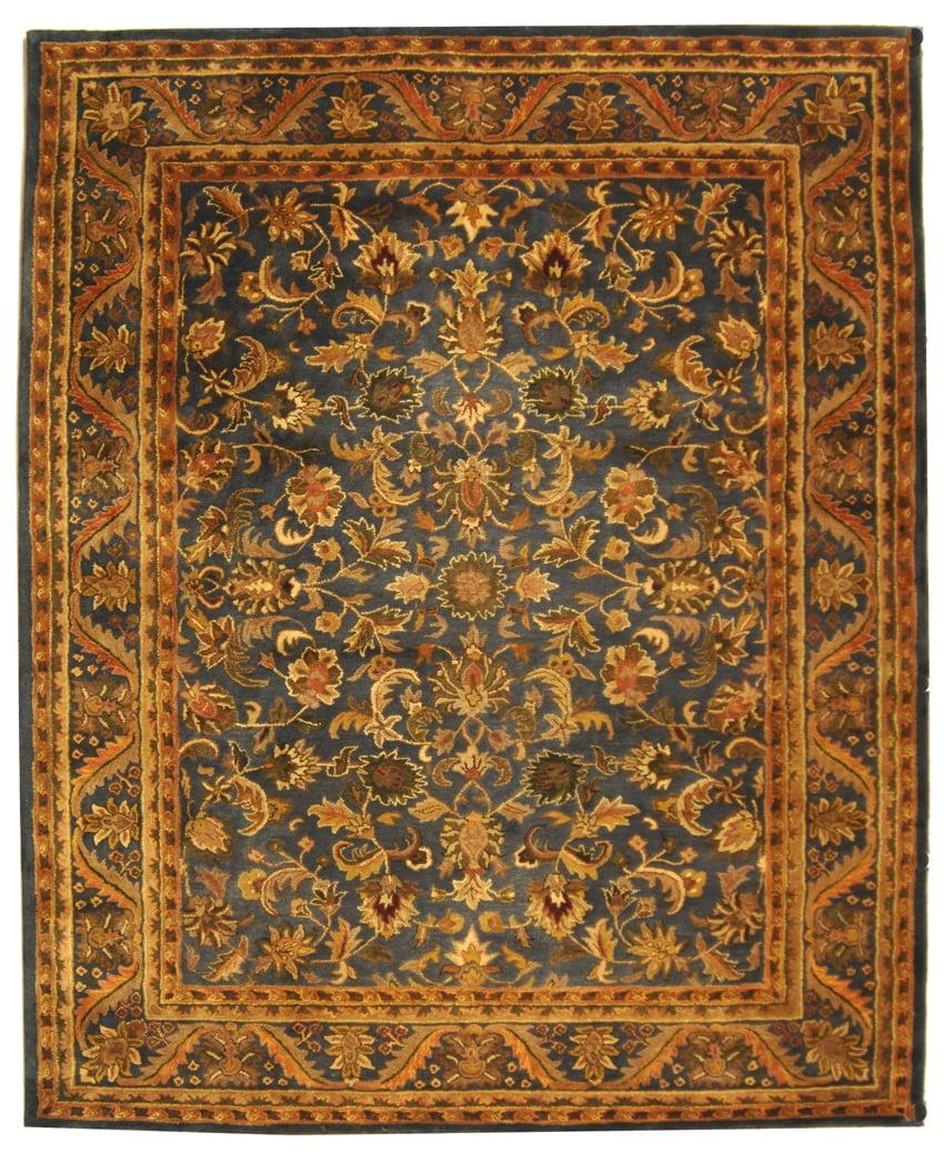 SAFAVIEH Antiquity Carmella Oriental Wool Area Rug, Blue/Gold, 9' x 12'