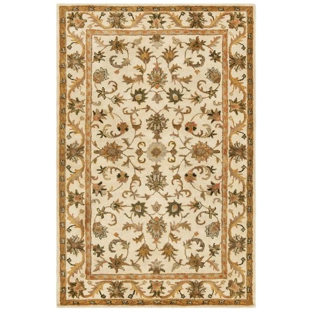 Antiquity AT52 Hand Tufted Indoor Area Rug - Gold - 7'6"x9'6" Oval - Safavieh