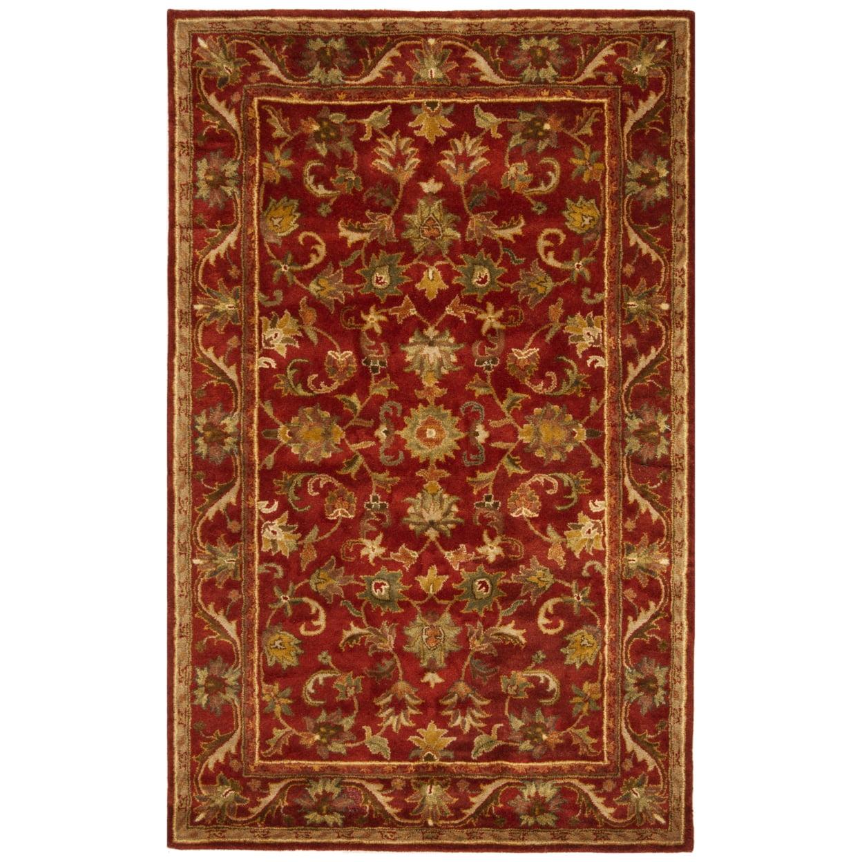 Antiquity AT52 Hand Tufted Indoor Accent Rug - Red/Red - 3'x5' - Safavieh