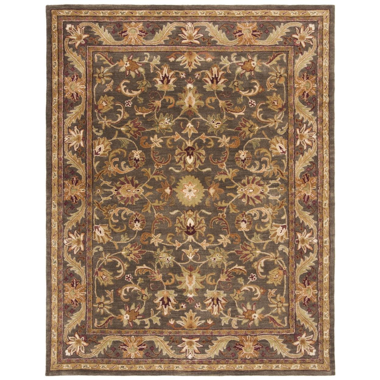 Antiquity AT52 Hand Tufted Indoor Runner Rug - Green/Gold - 2'3"x10' - Safavieh