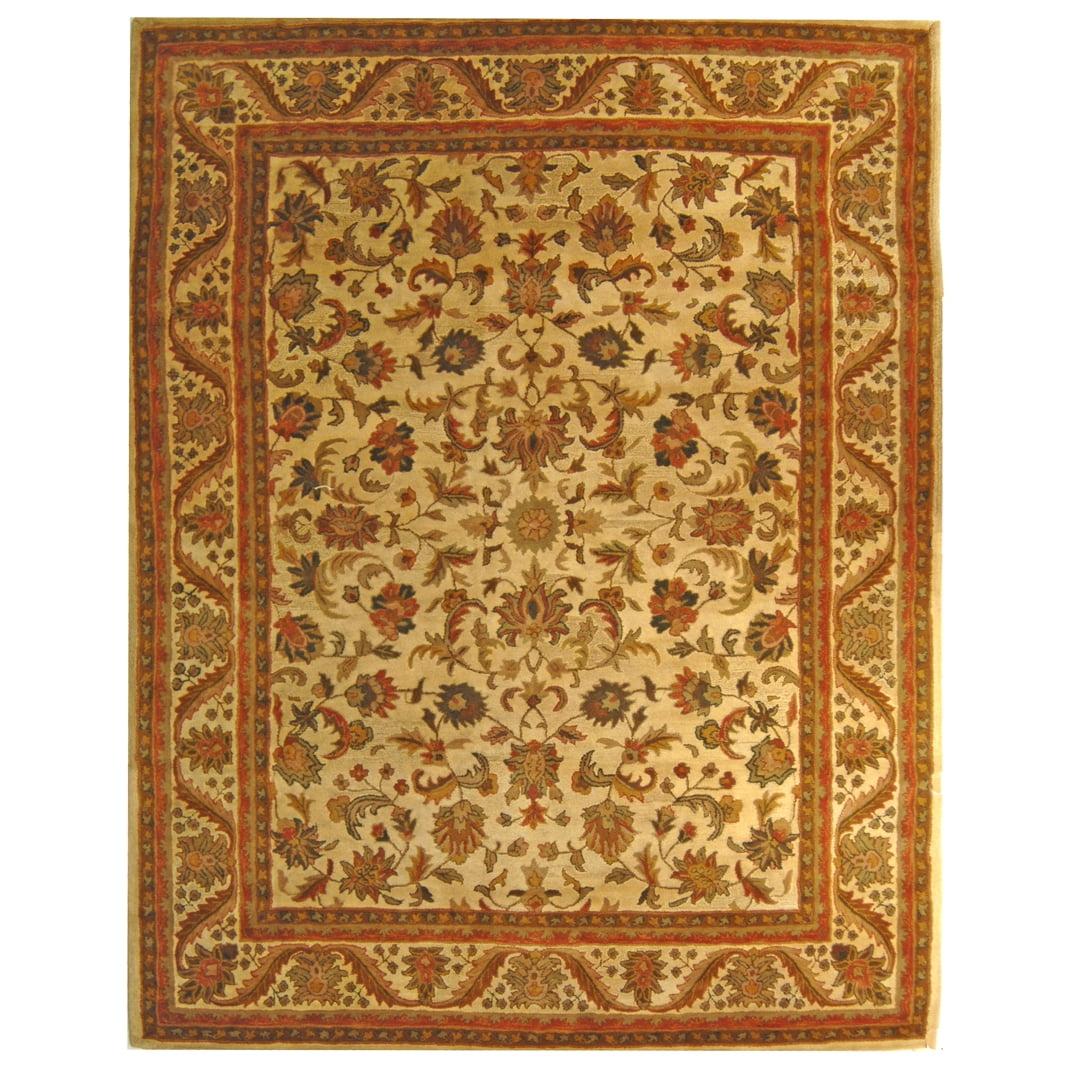 SAFAVIEH Antiquity Carmella Oriental Wool Area Rug, Gold, 2'6" x 5' Half Moon