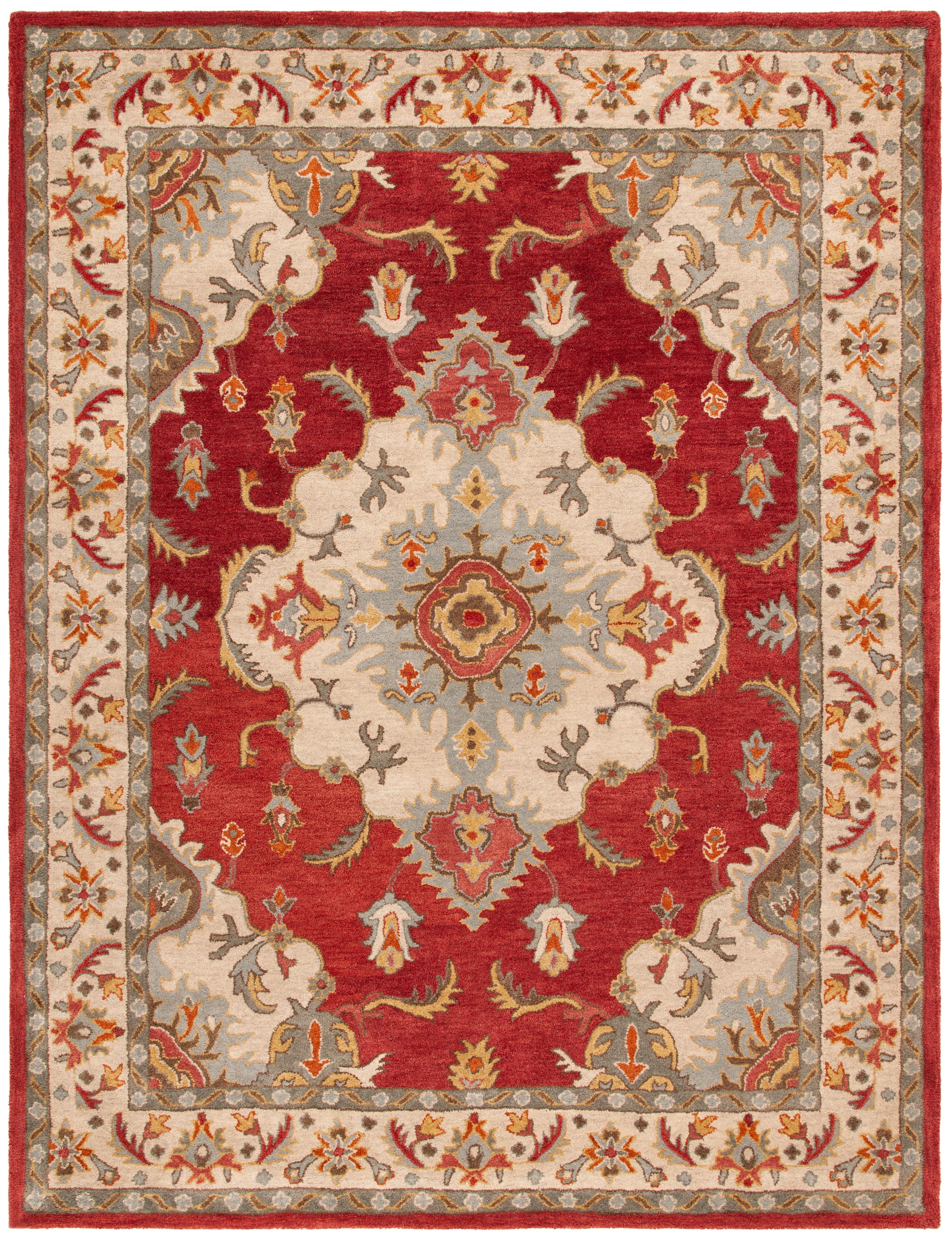 Fleur De Lis Living Mavek Hand Tufted Wool Oriental Rug