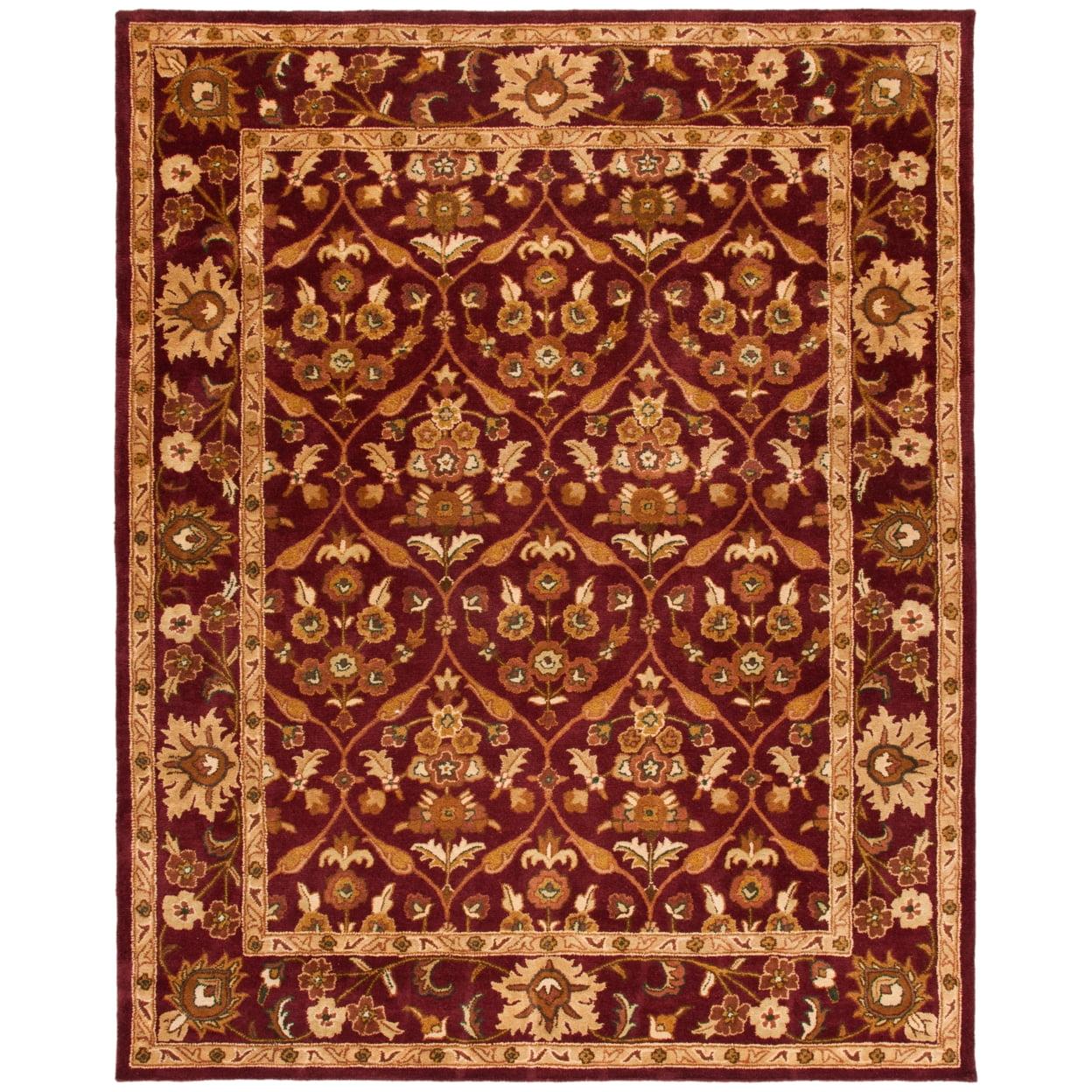 SAFAVIEH Antiquity Francine Oriental Wool Area Rug, Wine/Gold, 2' x 3'