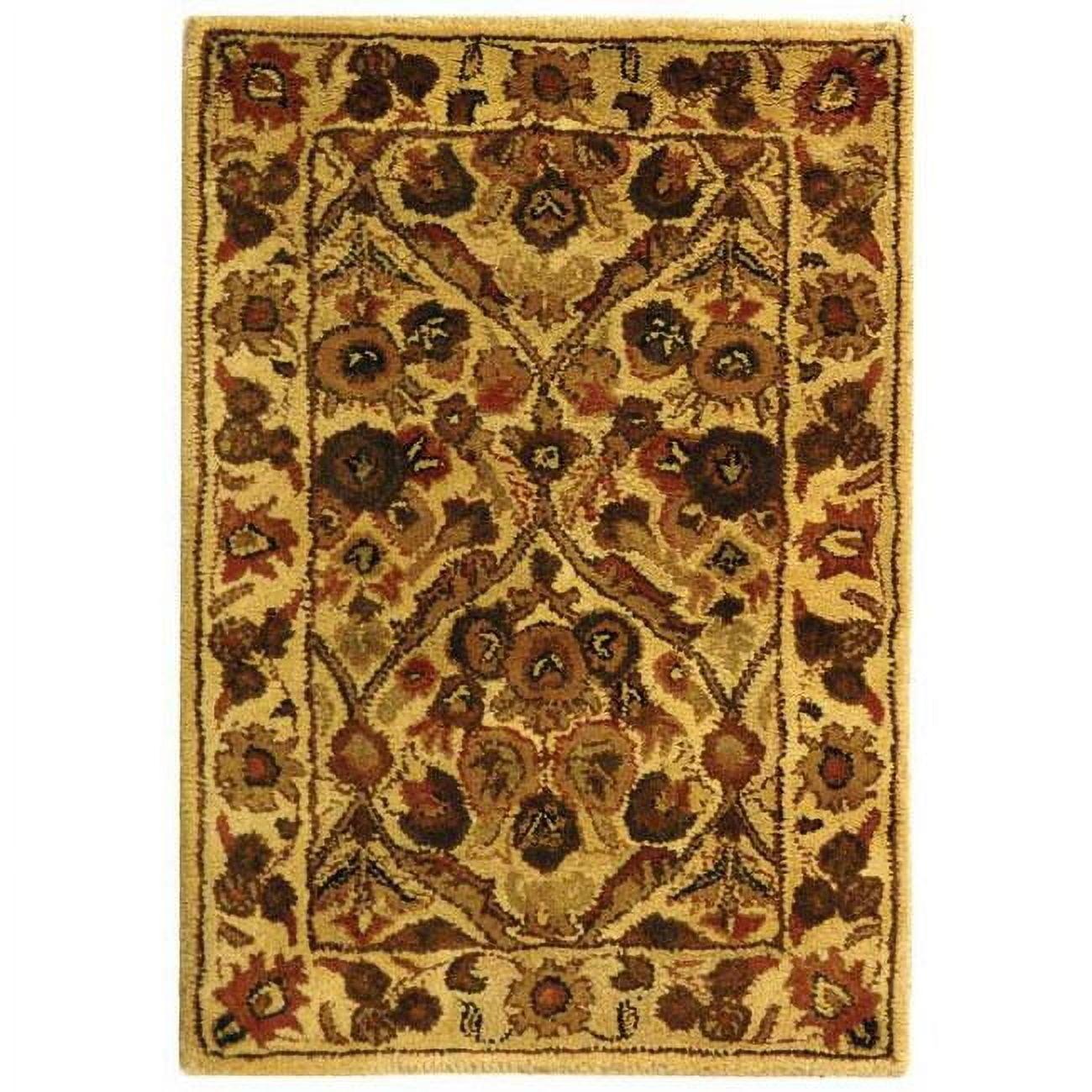 Antiquity AT51 Hand Tufted Indoor Accent Rug - Gold - 2'x3' - Safavieh