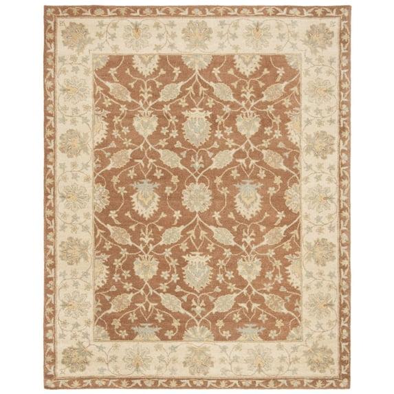 Antiquity AT315 Hand Tufted Accent Rug - Brown/Taupe - 2'x3' - Safavieh.