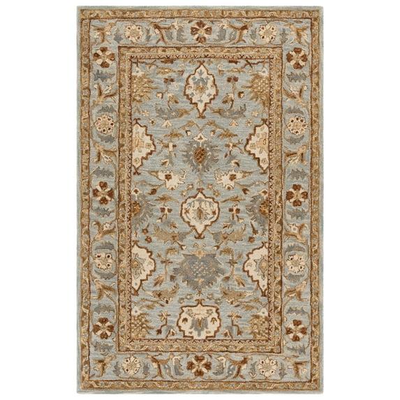 Antiquity AT60 Hand Tufted Area Rug - Light Grey - 6'x9' - Safavieh.