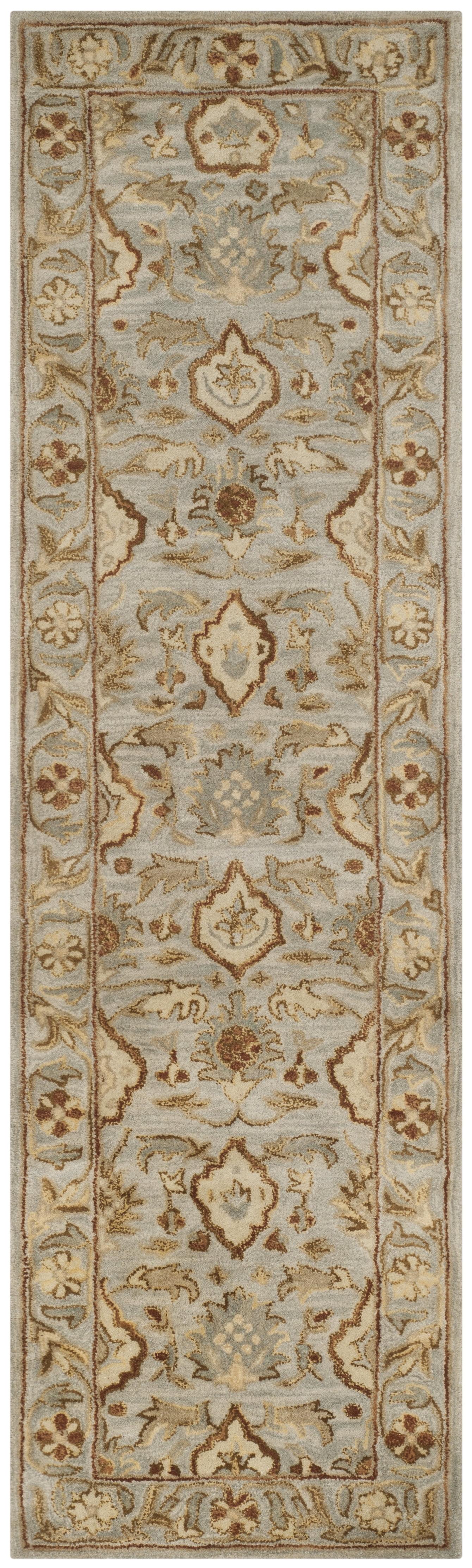 Antiquity AT60 Hand Tufted Runner Rug - Light Grey - 2'3"x8' - Safavieh.