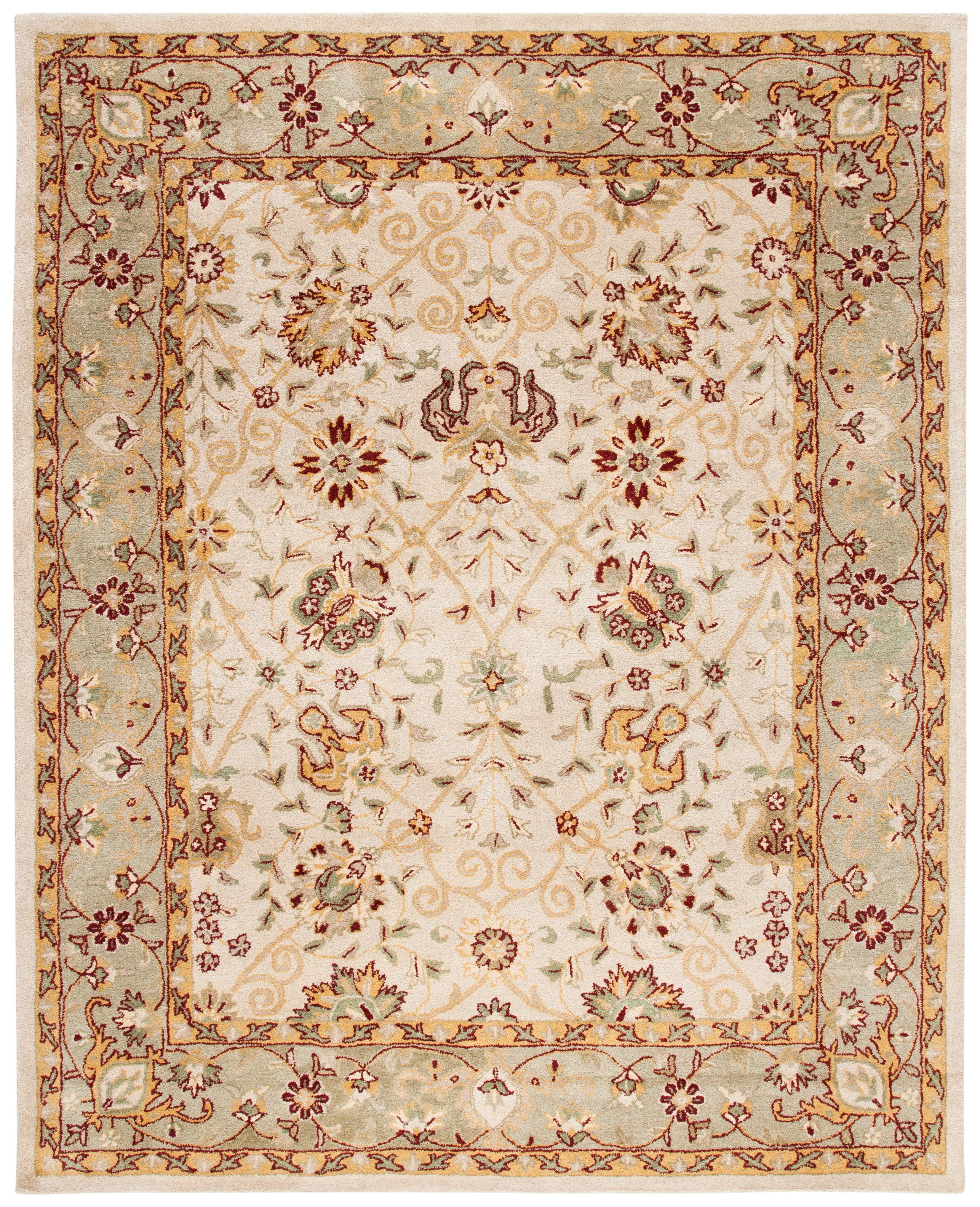Antiquity AT21 Hand Tufted Indoor Area Rug - Ivory - 7'6"x9'6" - Safavieh