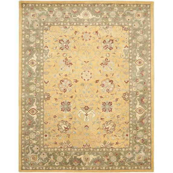 Antiquity AT21 Hand Tufted Indoor Runner Rug - Gold - 2'3"x8' - Safavieh