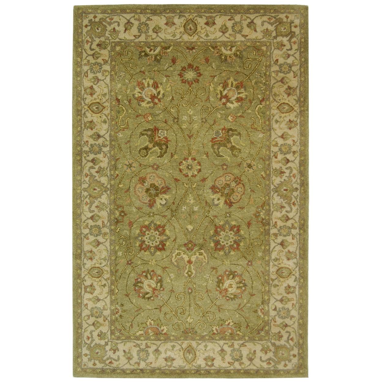 Dunbar Handmade Tufted Wool Sage Area Rug