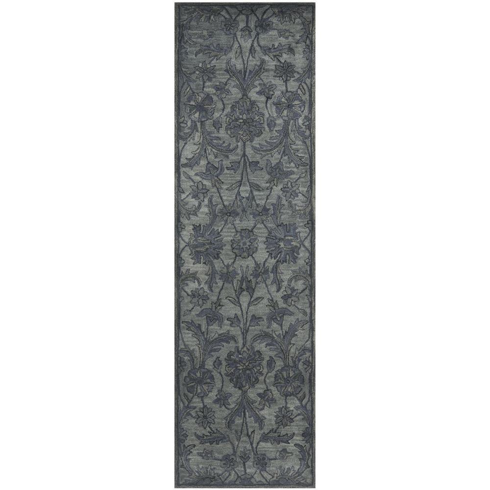 Antiquity AT824 Hand Tufted Indoor Accent Rug - Grey/Multi - 2'3"x4' - Safavieh