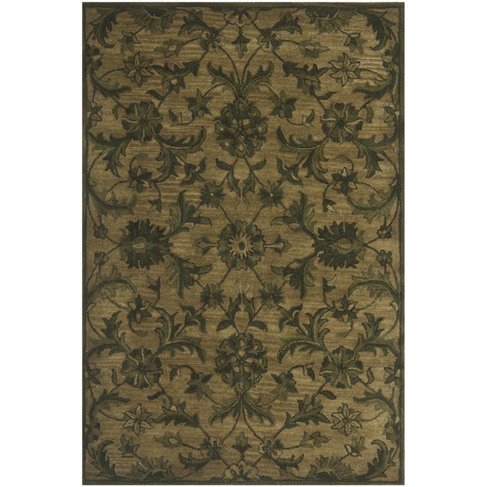 Antiquity AT824 Hand Tufted Indoor Accent Rug - Olive/Green - 2'x3' - Safavieh